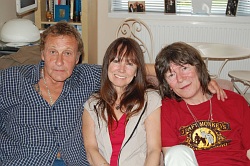 Steve Ellis with Marion and Huw